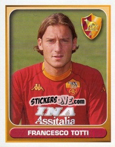 Sticker Francesco Totti - Calcio 2000-2001 n. 370 - Merlin