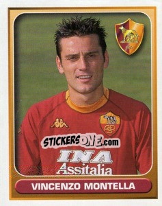 Sticker Vincenzo Montella - Calcio 2000-2001 n. 374 - Merlin