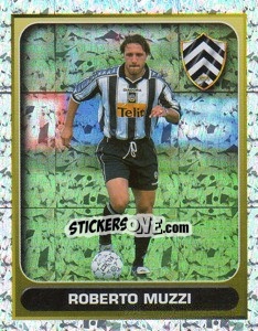 Sticker Roberto Muzzi (Il Bomber) - Calcio 2000-2001 n. 382 - Merlin