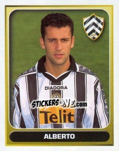 Figurina Alberto - Calcio 2000-2001 - Merlin