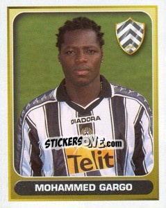 Sticker Mohammed Gargo - Calcio 2000-2001 n. 386 - Merlin