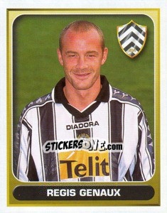 Sticker Regis Genaux - Calcio 2000-2001 n. 387 - Merlin