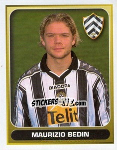 Sticker Maurizio Bedin - Calcio 2000-2001 n. 390 - Merlin