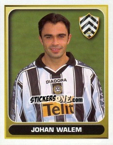 Figurina Johan Walem - Calcio 2000-2001 - Merlin