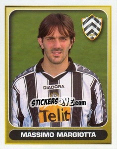 Sticker Massimo Margiotta - Calcio 2000-2001 - Merlin