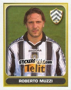 Sticker Roberto Muzzi - Calcio 2000-2001 n. 398 - Merlin