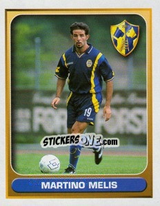 Figurina Martino Melis (Superstar) - Calcio 2000-2001 - Merlin