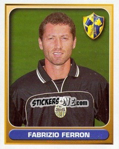 Sticker Fabrizio Ferron - Calcio 2000-2001 n. 408 - Merlin