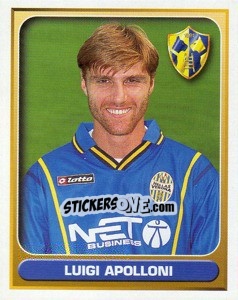 Sticker Luigi Apolloni - Calcio 2000-2001 - Merlin