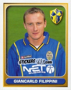Sticker Giancarlo Filippini - Calcio 2000-2001 n. 410 - Merlin