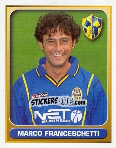 Sticker Marco Franceschetti - Calcio 2000-2001 n. 411 - Merlin