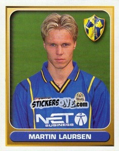 Cromo Martin Laursen - Calcio 2000-2001 - Merlin