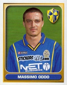 Sticker Massimo Oddo - Calcio 2000-2001 - Merlin
