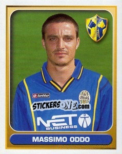 Sticker Massimo Oddo - Calcio 2000-2001 n. 413 - Merlin