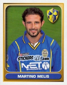 Sticker Martino Melis - Calcio 2000-2001 n. 418 - Merlin