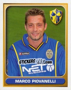 Figurina Marco Piovanelli - Calcio 2000-2001 - Merlin