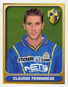 Sticker Claudio Ferrarese - Calcio 2000-2001 n. 421 - Merlin