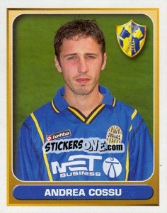 Cromo Andrea Cossu - Calcio 2000-2001 n. 422 - Merlin
