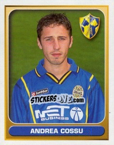 Figurina Andrea Cossu - Calcio 2000-2001 - Merlin