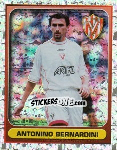 Sticker Antonio Bernardini (Il Bomber) - Calcio 2000-2001 n. 432 - Merlin