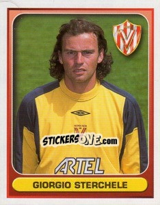 Figurina Giorgio Sterchele - Calcio 2000-2001 - Merlin