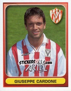 Cromo Giuseppe Cardone - Calcio 2000-2001 - Merlin