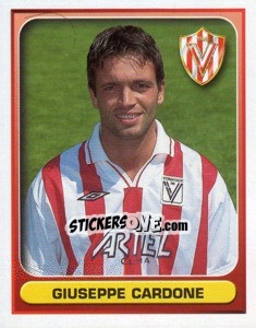 Sticker Giuseppe Cardone - Calcio 2000-2001 n. 442 - Merlin