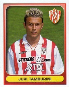 Cromo Juri Tamburini - Calcio 2000-2001 - Merlin