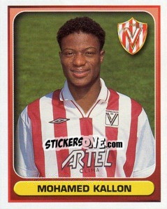 Cromo Mohamed Kallon - Calcio 2000-2001 - Merlin