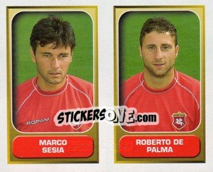 Sticker Sesia / De Palma  - Calcio 2000-2001 n. 457 - Merlin