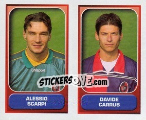 Figurina Scarpi / Carrus  - Calcio 2000-2001 - Merlin
