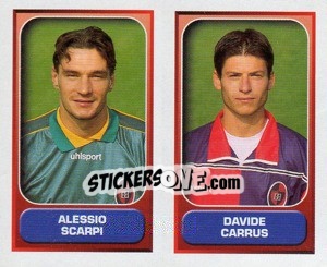Sticker Scarpi / Carrus - Calcio 2000-2001 n. 461 - Merlin