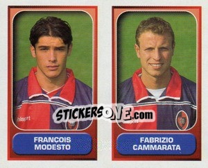 Sticker Modesto / Cammarata  - Calcio 2000-2001 - Merlin