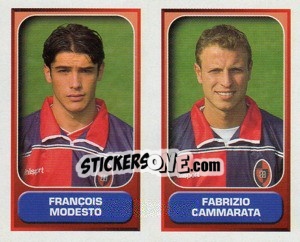 Sticker Modesto / Cammarata  - Calcio 2000-2001 n. 465 - Merlin