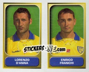 Figurina D'Anna / Franchi  - Calcio 2000-2001 - Merlin