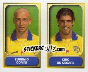 Sticker Corrini / De Cesare  - Calcio 2000-2001 n. 471 - Merlin