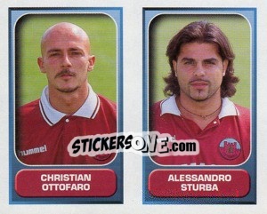 Sticker Ottofaro / Sturba  - Calcio 2000-2001 n. 481 - Merlin