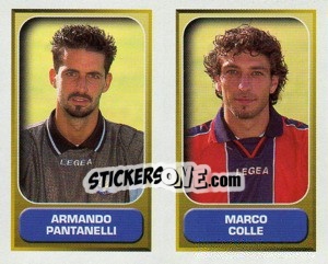 Sticker Pantanelli / Colle  - Calcio 2000-2001 n. 485 - Merlin