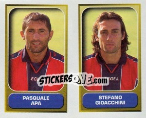 Sticker Apa / Gioacchini  - Calcio 2000-2001 - Merlin