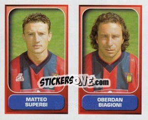 Sticker Superbi / Biagioni  - Calcio 2000-2001 n. 497 - Merlin