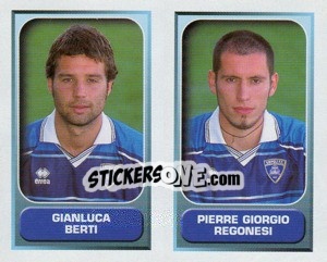 Sticker Berti / Regonesi  - Calcio 2000-2001 - Merlin