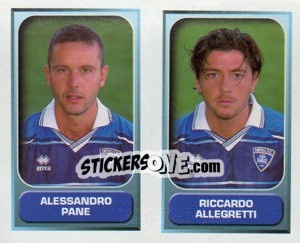 Sticker Pane / Allegretti  - Calcio 2000-2001 - Merlin