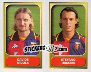 Cromo Nicola / Rossini  - Calcio 2000-2001 - Merlin