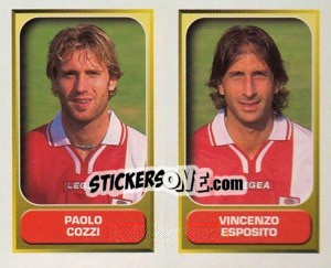 Sticker Cozzi / Esposito  - Calcio 2000-2001 n. 518 - Merlin