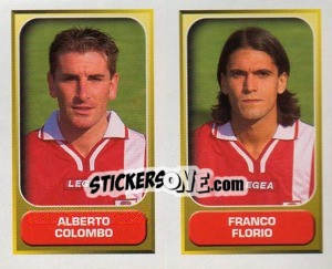 Sticker Colombo / Florio  - Calcio 2000-2001 - Merlin