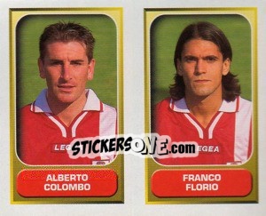 Sticker Colombo / Florio  - Calcio 2000-2001 n. 520 - Merlin
