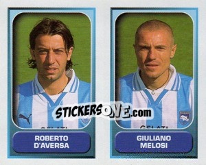 Sticker D'Aversa / Melosi  - Calcio 2000-2001 n. 528 - Merlin