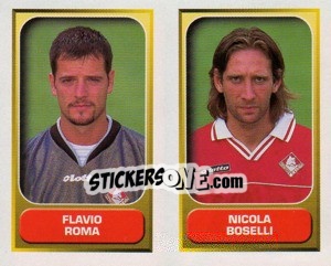 Sticker Roma / Boselli  - Calcio 2000-2001 n. 533 - Merlin