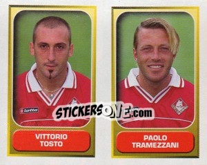 Sticker Tosto / Tramezzani  - Calcio 2000-2001 n. 535 - Merlin