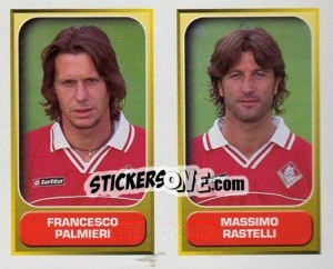 Figurina Palmieri / Rastelli  - Calcio 2000-2001 - Merlin